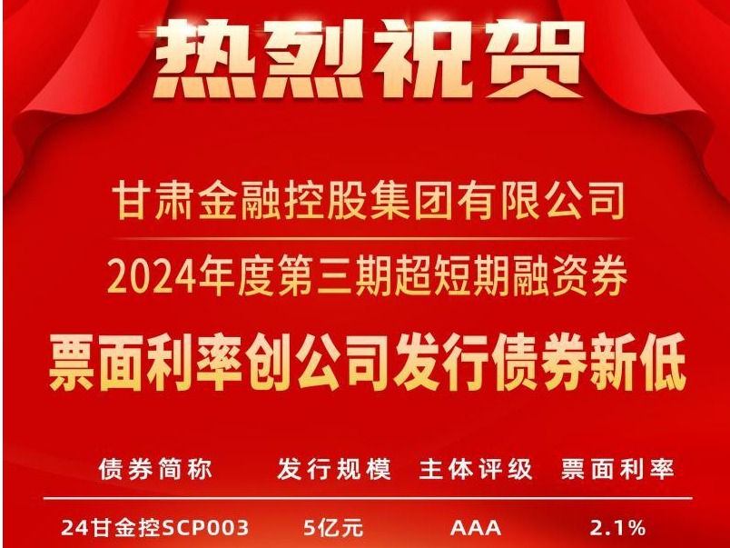 多米在线注册成功发行2024年度第三期超短期融资券